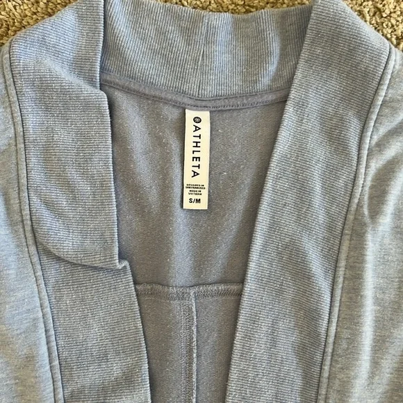 ATHLETA Baby Blue Wrap Cardigan - Picture 3 of 5